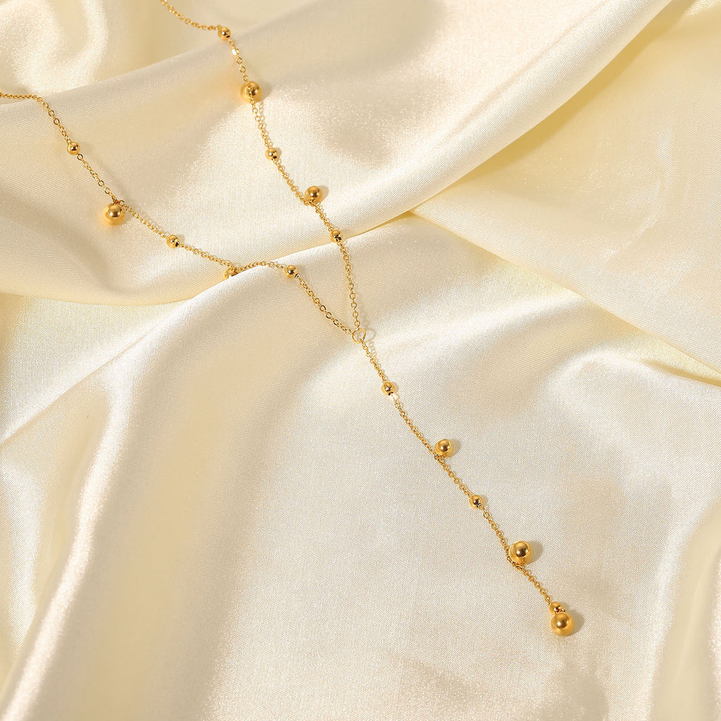 Golden Whisper Pendant Necklace – 18K Gold Plated