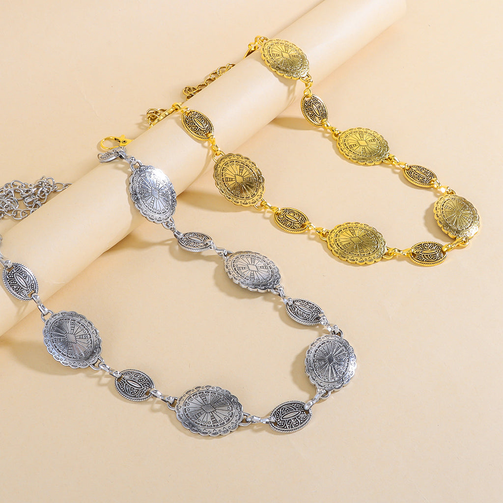 Retro Gold Waist Chain for Women