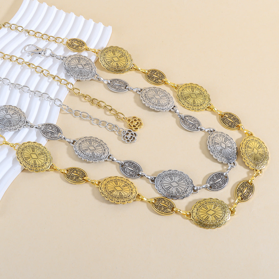 Retro Gold Waist Chain for Women