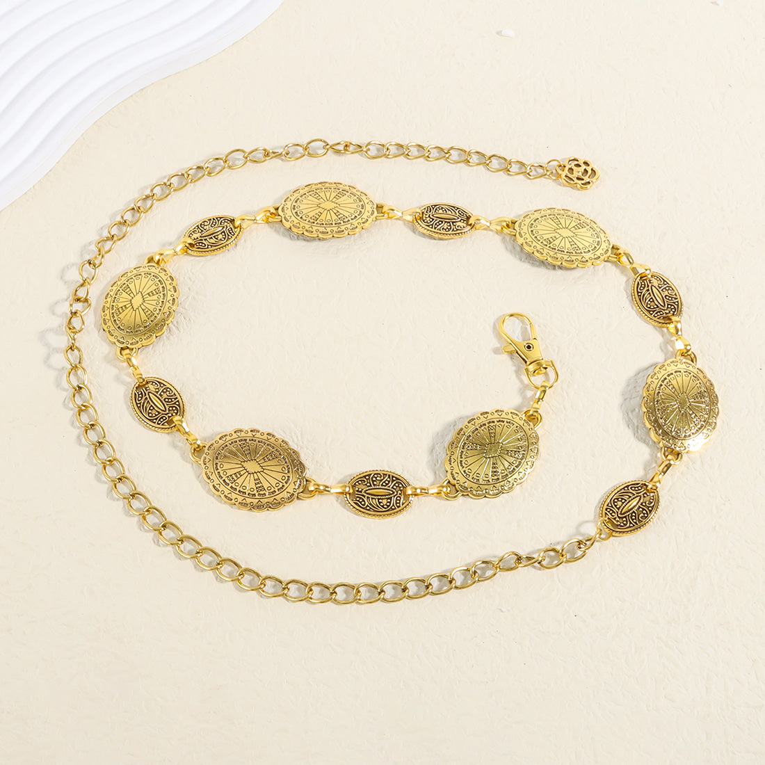 Retro Gold Waist Chain for Women